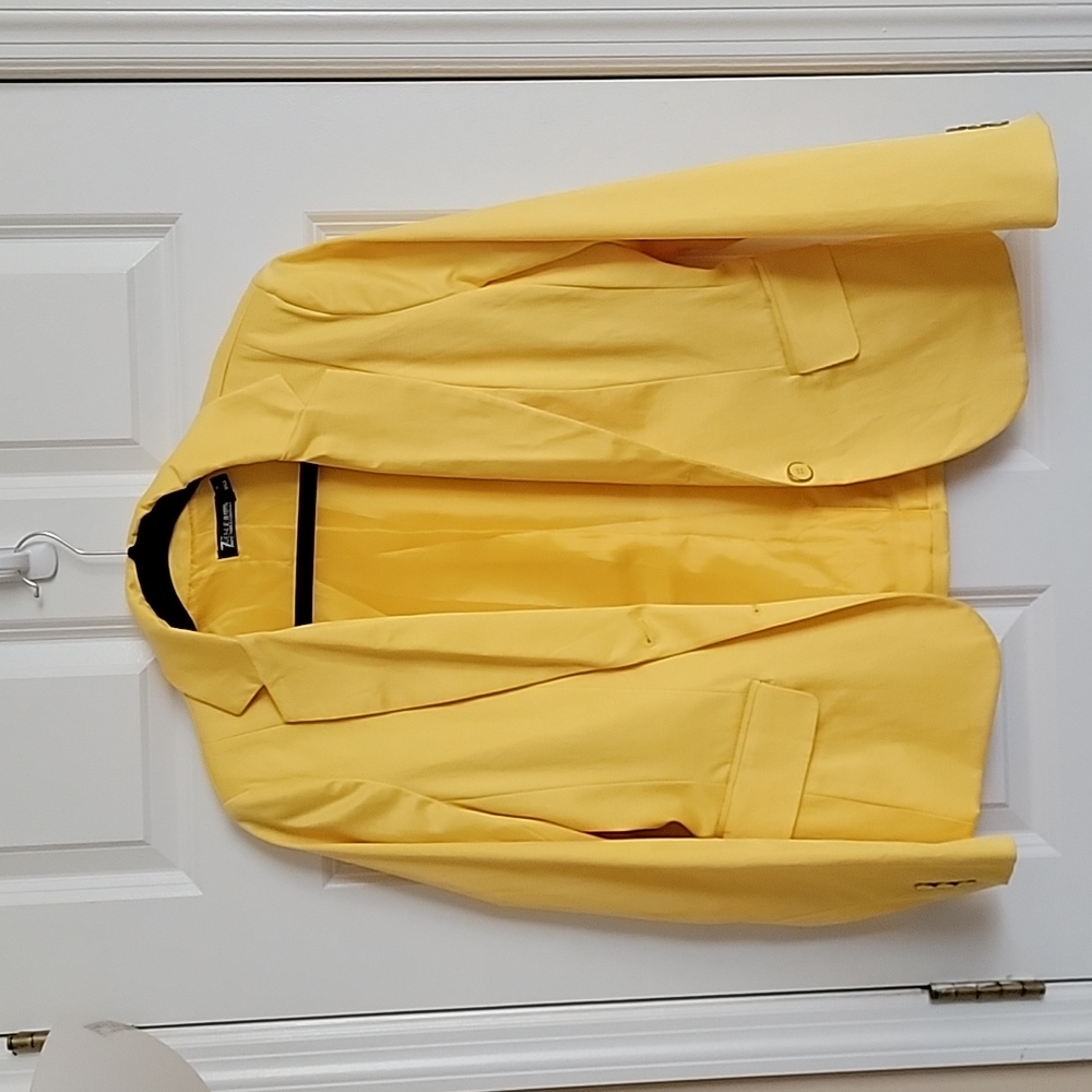 Women's Sunshine Yellow blazer, Size 10